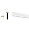 Ekena Millwork WM265 - 1 1/2"H x 1/4"P x 96"L Lattice Moulding, PVC WM265X96SWPV - alternate 4